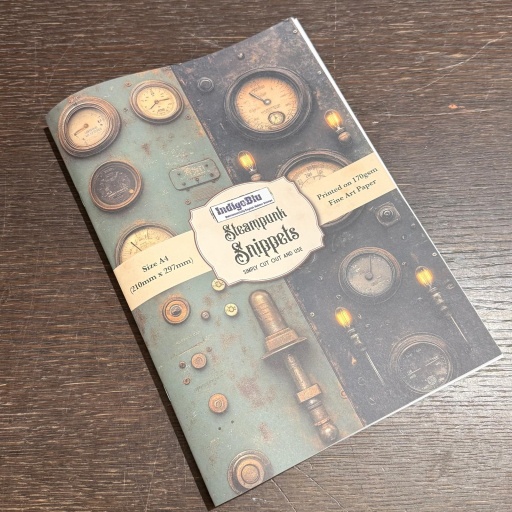 Steampunk Snippets Paper Book - A4